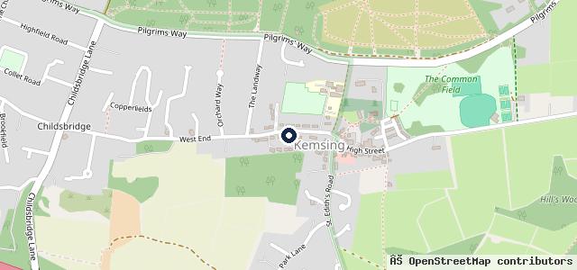 Map showing the location of Kemsing Motor Company | Kemsing