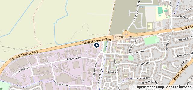 Map showing the location of King's Lynn Audi