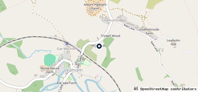 Map showing the location of Lealholm Auto Services