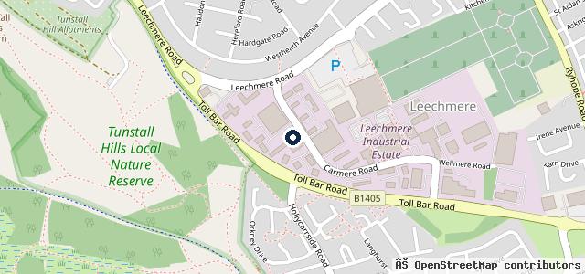Map showing the location of Les Potts 4 Wheel Drive Ltd