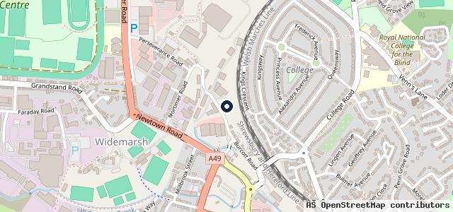 Map showing the location of Andy Powell Commercials Ltd