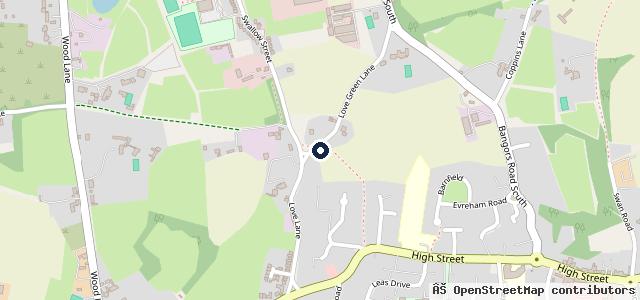 Map showing the location of Love Green Garage Ltd