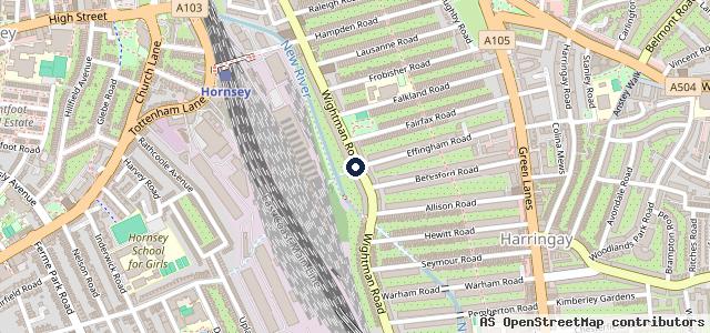 Map showing the location of M&A Motors