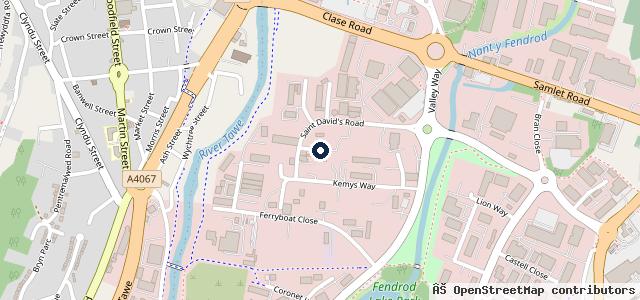 Map showing the location of M&J motors mots