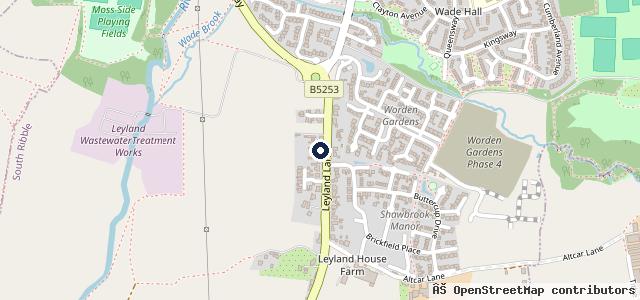 Map showing the location of Mal Parkinson Vehicle Repairs & Sales