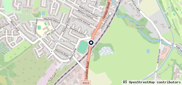 Map showing the location of Central Tyre & Auto Services