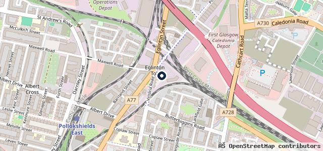 Map showing the location of ebeepbeep Car Service Centre