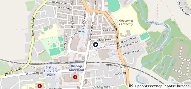 Map showing the location of AutoWorks
