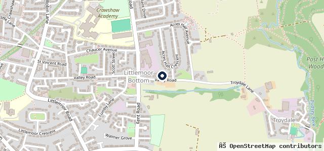 Map showing the location of M&M Vehicle Maintenance Ltd