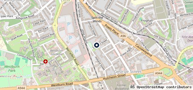 Map showing the location of Pitstop (Aberdeen) Ltd