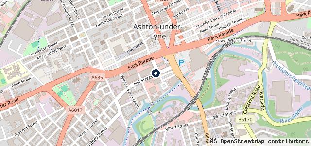 Map showing the location of Prime Body Repairs