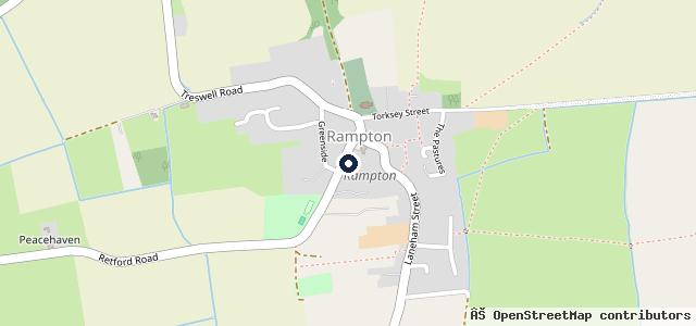 Map showing the location of R & R Motors