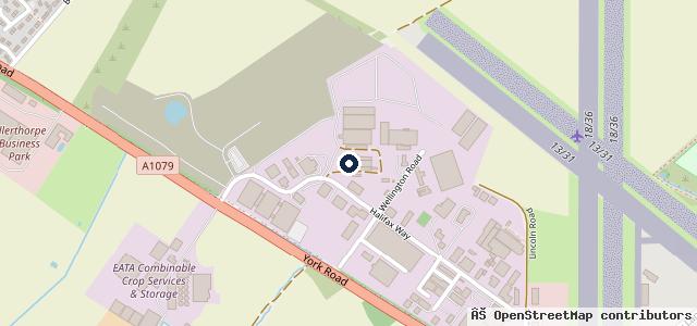 Map showing the location of R&B Automotive