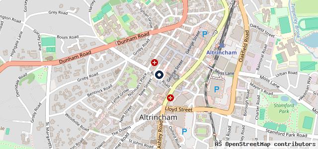 Map showing the location of Car Body Repairs