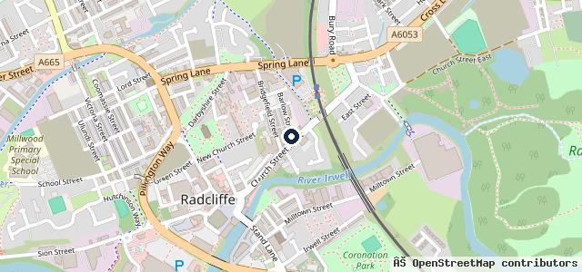 Map showing the location of Speedwell Motorcycles