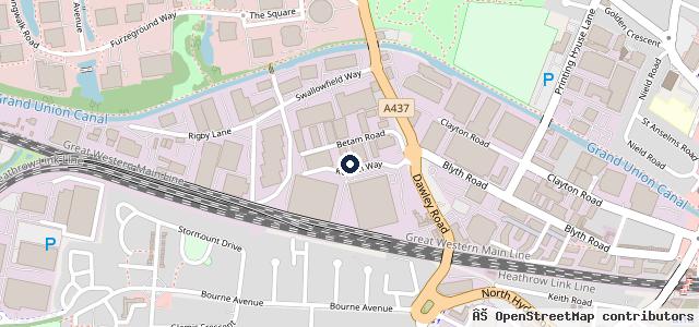 Map showing the location of Matrix Auto