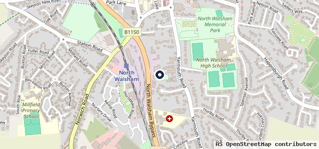 Map showing the location of R H Motor Services T/as Roger Hannant Motor Services