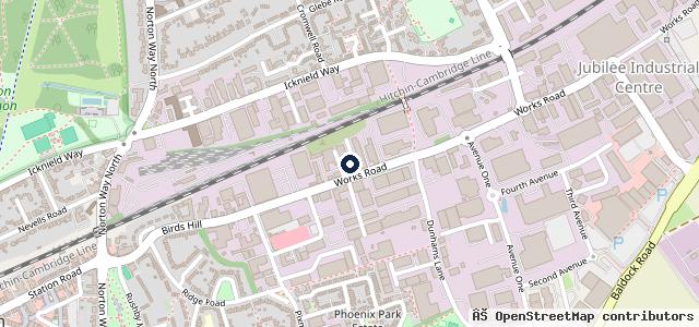 Map showing the location of T J Auto Centre