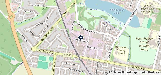 Map showing the location of Citadel MOT Centre North East Limited