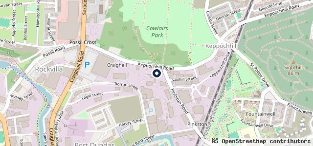 Map showing the location of Springburn Auto Engineers