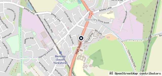 Map showing the location of Chris Hall Motorcycles Ltd