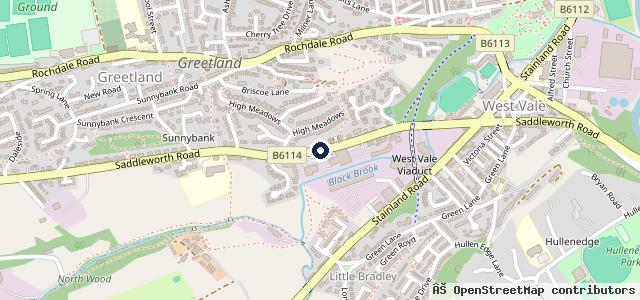 Map showing the location of Sunside Service Station Ltd