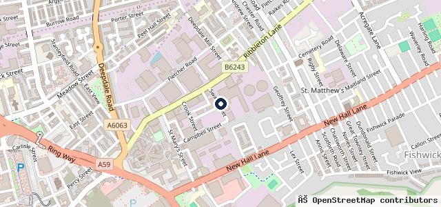 Map showing the location of Swanstreet