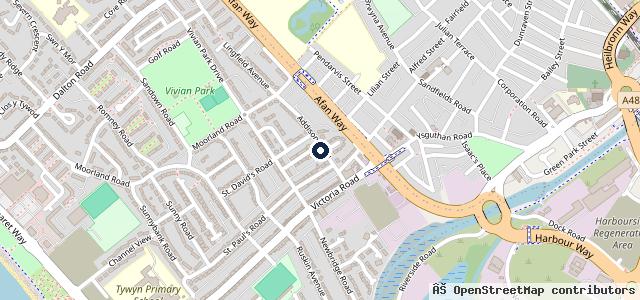 Map showing the location of T Lang & Sons Aberavon Ltd
