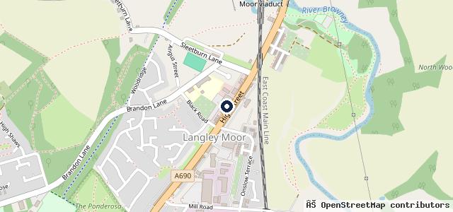 Map showing the location of Tom Conway