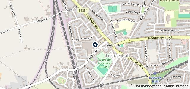 Map showing the location of Holmes Motor Engineering Ltd
