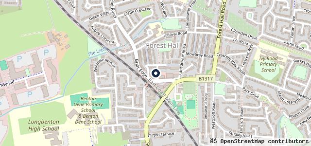 Map showing the location of Torque Garage
