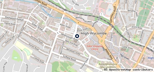 Map showing the location of Autoclinics (High Wycome) Limited