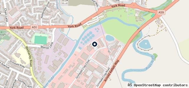Map showing the location of Pod Point Charging Station