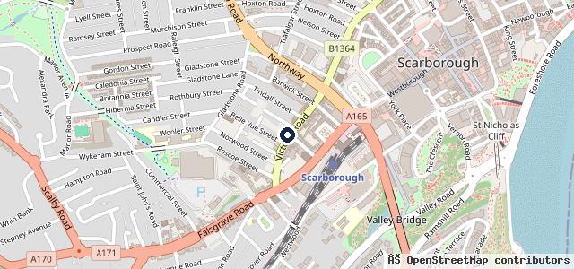 Map showing the location of Victoria Garage Bodyshop
