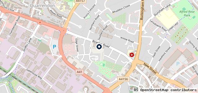 Map showing the location of Audi Approved Aylesbury