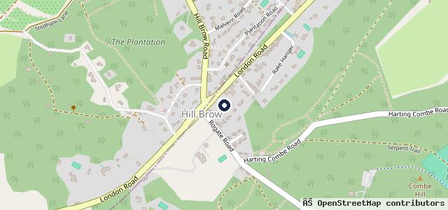 Map showing the location of White Rose Garages - Liss