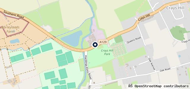 Map showing the location of Wickford Motor Cycles