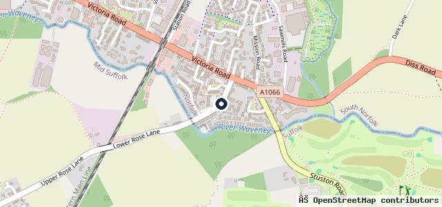 Map showing the location of Willow Tree Cars Ltd