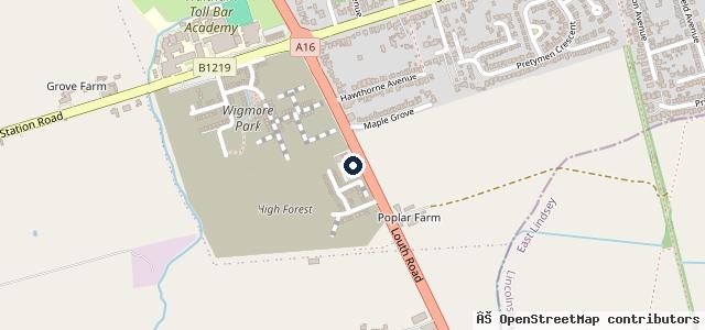 Map showing the location of Vision Garage Services Ltd