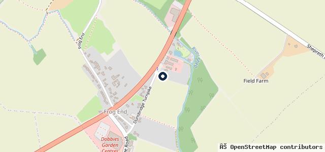 Map showing the location of Robsport International | Shepreth