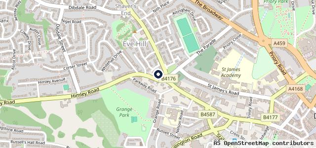 Map showing the location of Clive W Guest Motors