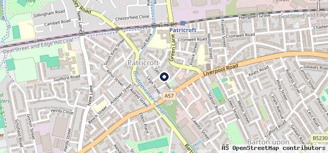 Map showing the location of A&K Auto Repairs & M.O.T. Centre Ltd