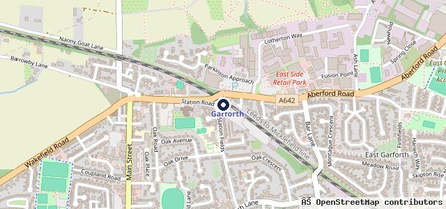 Map showing the location of AB Cars