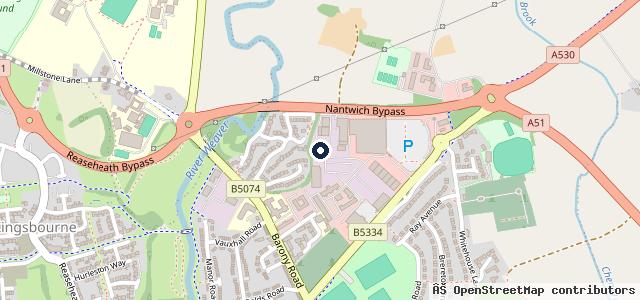 Map showing the location of D&D Tyres