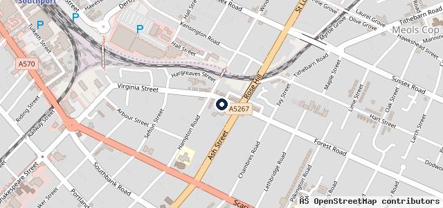 Map showing the location of McCains Car Services Ltd