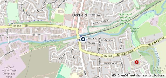 Map showing the location of Citroën Wilmoths - Uckfield