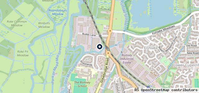 Map showing the location of Braishfield Garage