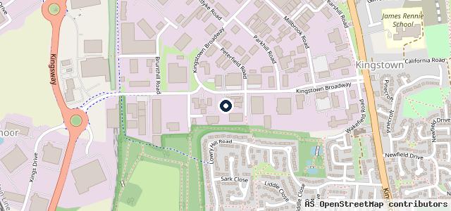 Map showing the location of Broadway Auto Repairs