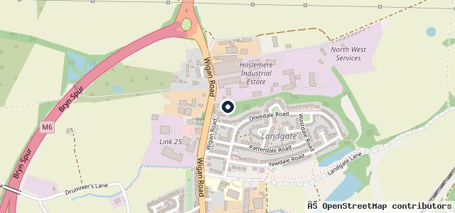 Map showing the location of Bryn Motor Company Ltd