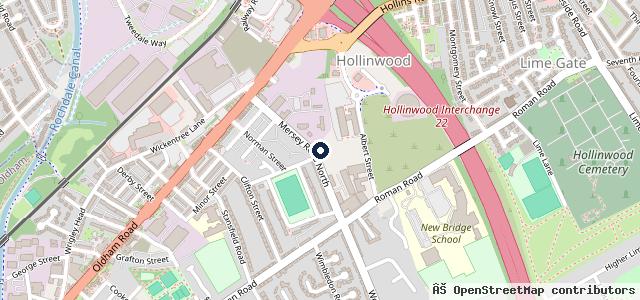Map showing the location of C & M Mot Centre